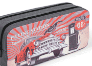 gbc Saccucciolo, astuccio per matite 2 cerniere Yung Style LEB80610f.