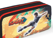 gbc Saccucciolo, astuccio per matite 2 cerniere Yung Style LEB80610i.