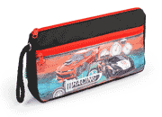 gbc Saccucciolo, astuccio per matite 2 cerniere Yung Style in nylon, formato: 23x5x11cm*.