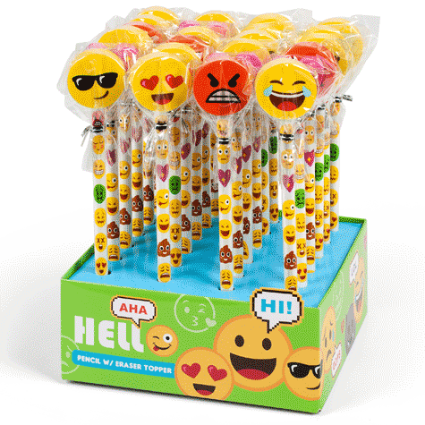 gbc Matita EMOTICON Con gomma al top per cancellare*.