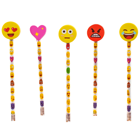 gbc Matita EMOTICON Con gomma al top per cancellare*.