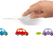 gbc Decoration roller, AUTOMOBILINE Consente di imprimere una striscia decorativa al semplice passaggio. Funziona come un nastro correttore, imprimendo 8 diverse decorazioni. Altezza 6mm. lunghezza 6 metri. Prodotto originale PLUS. Made in Japan* LEB80644b