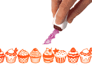 gbc Timbro rotativo -dekoroller spring- PASTICCINI Imprime una decorazione in continuo al semplice passaggio su carta. Prodotto originale PLUS. Made in Japan * LEB80645a