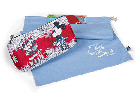 gbc Saccucciolo, astuccio per matite, Walt Disney saccucciolo con sacchetto sport in cotone *.