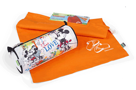 gbc Saccucciolo, astuccio per matite, Walt Disney saccucciolo con sacchetto sport in cotone *.