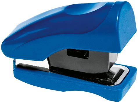 gbc Perforatore a 1 foro di diametro 6 mm colori disponibili: blu, nero, rosso, perfora 3 fogli, in ABS, foro diametro 6mm, distanza tra i fori 8cm.