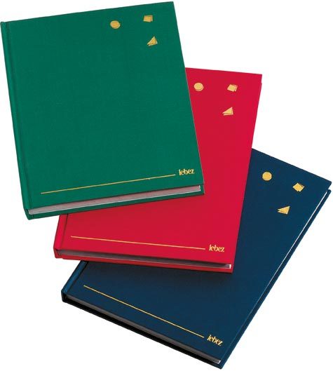 gbc Classificatore per francobolli in carta telata a fogli bianchi, 16 facciate Formato: 17,5x23 cm.