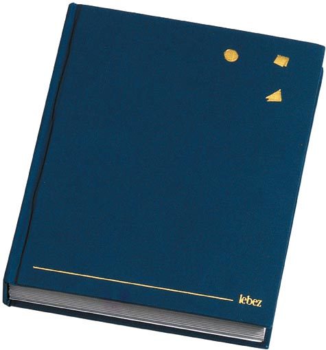 gbc Classificatore per francobolli in carta telata a fogli bianchi, 24 facciate Formato: 17,5x23 cm.