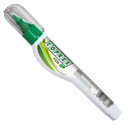 gbc Correttore Pen Up liquido, da 10ml STANGER: per correzioni universali. Puntale in polipropilene. Asciuga subito. MADE IN GERMANY.