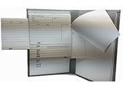 gbc Rubrica telefonica con copertina plastificata e blocco memo 15x21,5cm schede alfabetiche estraibili e protette da buste in PVC.