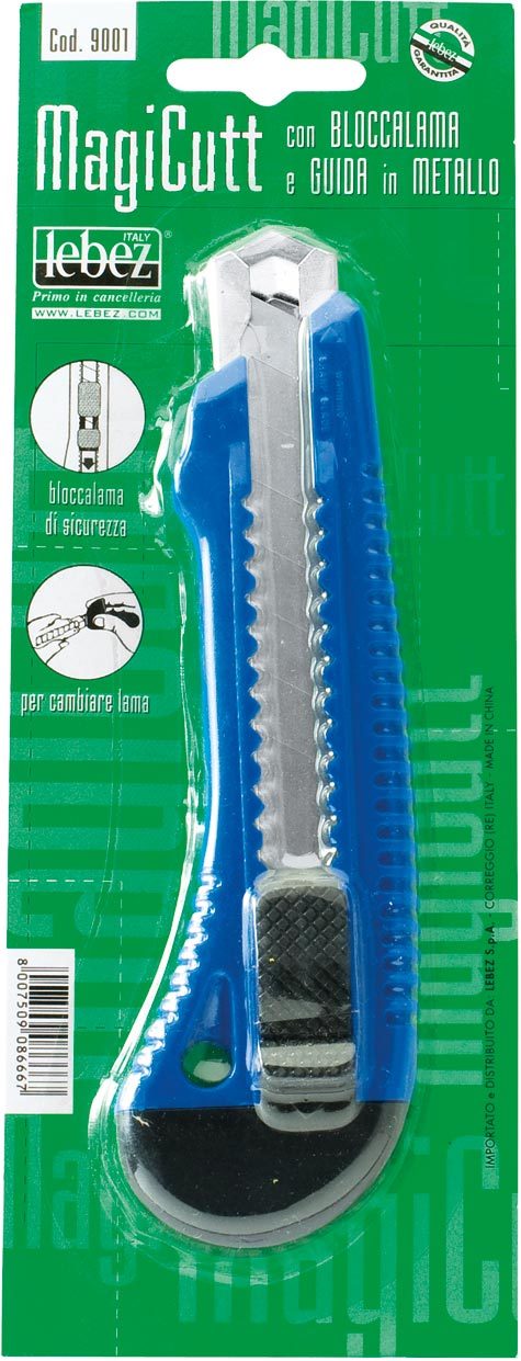 gbc Cutter con bloccalama a scatto, 18mm altezza lama 18 mm.