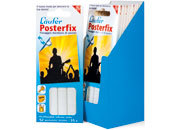 gbc Gommini PosterFix in blister da 52 gommini. Permette di fissare alla parete poster, disegni, cartoline e decorazioni. Riutilizzabile infinite volte, si rimuove senza lasciare tracce. Alternativa ideale a chiodi, puntine e nastri adesivi. MADE IN GERMANY LEB90107