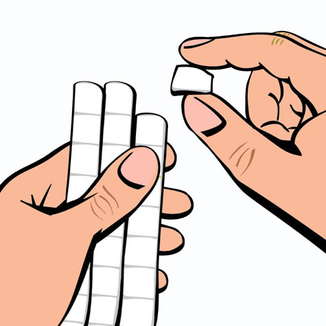 gbc Gommini PosterFix in blister da 52 gommini. Permette di fissare alla parete poster, disegni, cartoline e decorazioni. Riutilizzabile infinite volte, si rimuove senza lasciare tracce. Alternativa ideale a chiodi, puntine e nastri adesivi. MADE IN GERMANY.