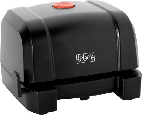 gbc Perforatore ELETTRICO a 2 fori, con guida regolabile NERO, perfora fino a 12 fogli (1,2mm), foro diametro 6mm, distanza tra i fori 8cm. Funziona con alimentatore a 200v incluso oppure con 6 batterie AA (non incluse).