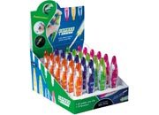 gbc Espositore con 24 correttori a nastro Coprex Shot nastro 4,2 mm x 6 metri, doppia funzione: tira-rapido e spingi-preciso. Assortito in 4 colori: viola, arancio, verde, blu LEB9561