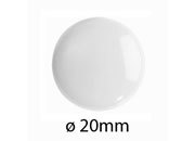 gbc Bottone magnetico. diametro 20mm. BIANCO spessore 9mm LEBMR20B