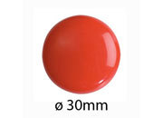 gbc Bottone magnetico. diametro 30mm. ROSSO LEBMR30R.