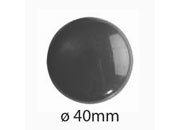 gbc Bottone magnetico. diametro 4cm. NERO   .