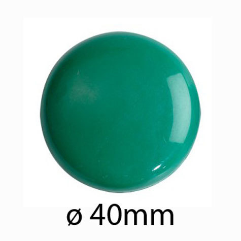 gbc Bottone magnetico. diametro 4cm. VERDE   .