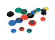 gbc 40 Bottoni magnetici. diametro 20mm. ColoriAssortiti spessore 9mm LEB2140