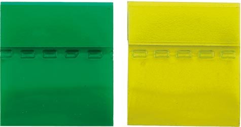 gbc Cavalierini adesivi in PVC Colori Colori assortiti, formato: 2,6x2,6 cm.