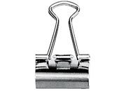gbc Molletta fermacarte clip, 19mm in acciaio nichelato, binder clip, con archetti mobili  MOL78112n