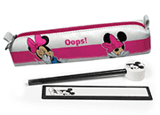 gbc Saccucciolo, astuccio per matite, Walt Disney accessoriato con: matita con gomma, righello. In PU, formato: 22x3x5cm* LEB80669b