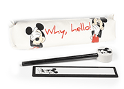gbc Saccucciolo, astuccio per matite, Walt Disney accessoriato con: matita con gomma, righello. In PU, formato: 22x3x5cm* LEB80669f
