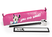 gbc Saccucciolo, astuccio per matite, Walt Disney accessoriato con: matita con gomma, righello. In PU, formato: 22x3x5cm* LEB80669h