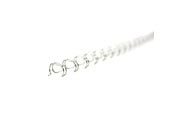 legatoria Spirali metalliche 16anelli, 15,9mm ARGENTO passo 2:1, lunghezza 210mm, spessore 15,9mm (5/8 pollice), per rilegare fino a 135 fogli da 80 grammi leg390