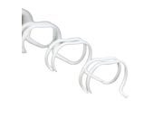 legatoria Spirali metalliche 16anelli, 22,2mm BIANCO passo 2:1, lunghezza 210mm, spessore 22,2mm (7/8 pollice), per rilegare fino a 190 fogli da 80 grammi leg394