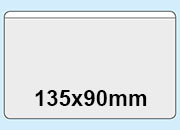 gbc Portabiglietti da visita adesivo 135x90mm 3EL8162.