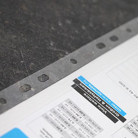 legatoria Filestrip autoadesive, archiviazione 4buchi, 295x25mm TRASPARENTE, in poliestere molto resistente anche a temperature elevate. I file strip permettono di archiviare in un classificatore ad anelli tutti i documenti senza necessit di perforarli, come: cataloghi, riviste, statistiche, disegni, documenti legali. I documenti possono essere estratti e consultati senza rovinarli. .