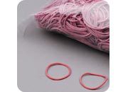 legatoria Elastici diametro 20mm ROSSO, sezione 1x1,2mm. gomma al 60%. Larghezza: 1mm, spessore: 1,2mm leg1007