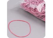 legatoria Elastici diametro 80mm ROSSO, sezione 1x1,2mm. gomma al 60%. Larghezza: 1mm, spessore: 1,2mm leg1011