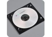 legatoria Porta CD a Vassoio NERO, 137x124x4.2 mm leg102