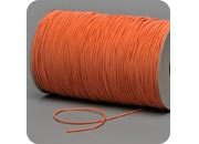 legatoria Cordino elastico, spessore 2mm ARANCIONE, a fibre elastiche intrecciate, rivestito in tessuto, .
