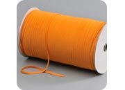 legatoria Elastico piatto, larghezza 5mm ARANCIONE, elastico in fettuccia rivestito in tessuto.
