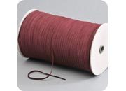 legatoria Elastico piatto, larghezza 5mm BORDEAUX, elastico in fettuccia rivestito in tessuto.
