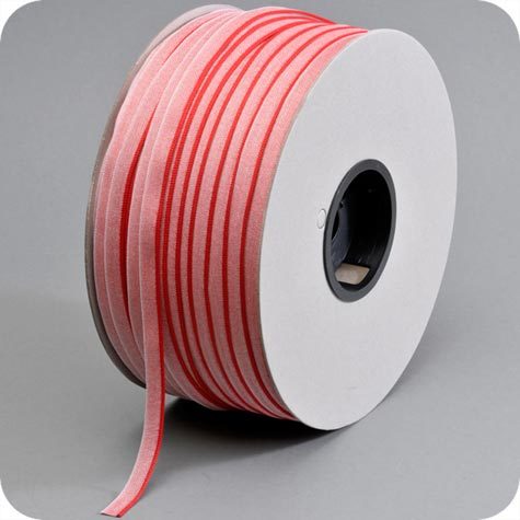legatoria Capitello ROSSO avvolto per il lato destro, larghezza 13 mm.