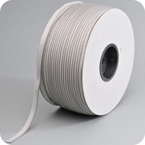 legatoria Capitello ARGENTO avvolto per il lato destro, larghezza 13 mm.