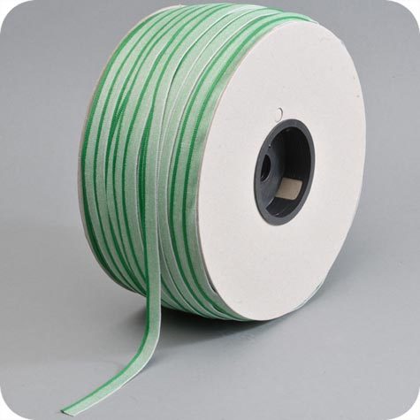 legatoria Capitello VERDE ERBA avvolto per il lato sinistro, larghezza 13 mm.