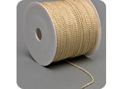 legatoria Cordoncino 2mm, viscosa, AVORIO a 3 capi, spessore 2 mm, doppio ritorto, in viscosa. Cordoncino ideale per abbellimenti in campo cartotecnico e per il confezionamento di men, libretti matrimonio, bomboniere. .