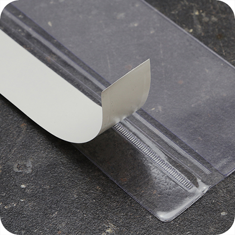 legatoria Supporto calendario A2, BIANCO autoadesivo, lunghezza 594mm, con rinforzo in cartone.