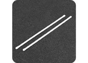 legatoria Linguetta 165x4mm BIANCO, lunghezza 165mm, in metallo plastificato (CON cappucci terminali plastici). Prodotto originale tedesco. MADE IN GERMANY leg11