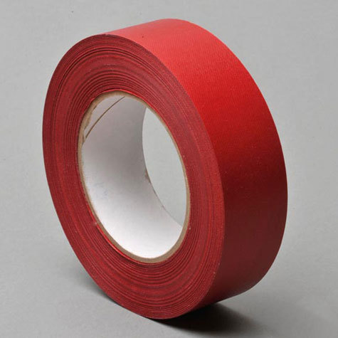 legatoria NastroAutoadesivo bordaDorso, 75mm, ROSSO nastro speciale in carta telata per ricoprire il dorso di blocchi pinzati. Elegante effetto tessuto, spessore 200 micron. Utilizzato nelle industrie grafiche per bordature e dorsature di libri, registri, quaderni, blocchi per assegni e formulari.