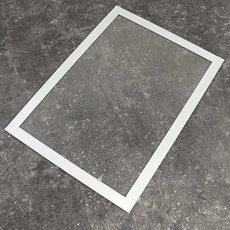 legatoria Cornice magnetica A4 per fogli formato A4 (210x297mm). Fissaggio magnetico. Pannello frontale trasparente antiriflesso*.
