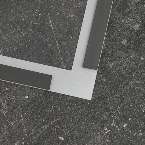 legatoria Cornice magnetica A3 per fogli formato A3 (297x420mm). Fissaggio magnetico. Pannello frontale trasparente antiriflesso.*.