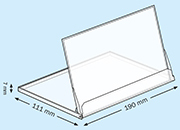 legatoria Portacalendari da tavolo 111x190x7mm leg116.