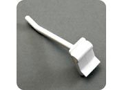 legatoria Gancio espositivo ad incastro, per blister forati, 50mm BIANCO, fissaggio ad incastro leg1186